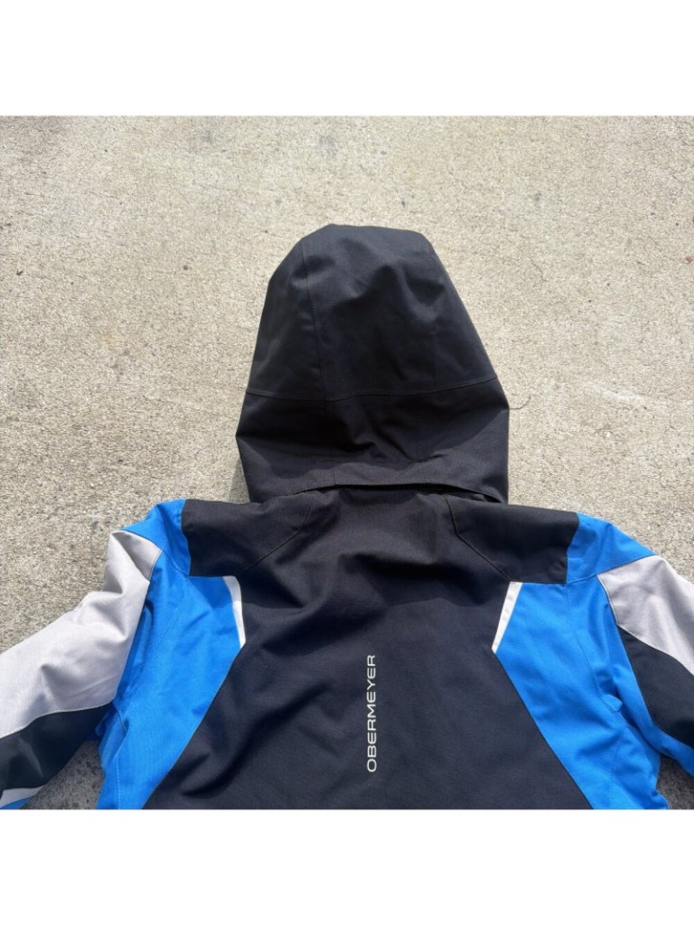 Obermeyer Fleet Black Zip Snow Snowboard Ski Insulated Jacket Coat Teen M 10-12 - Picture 8 of 10